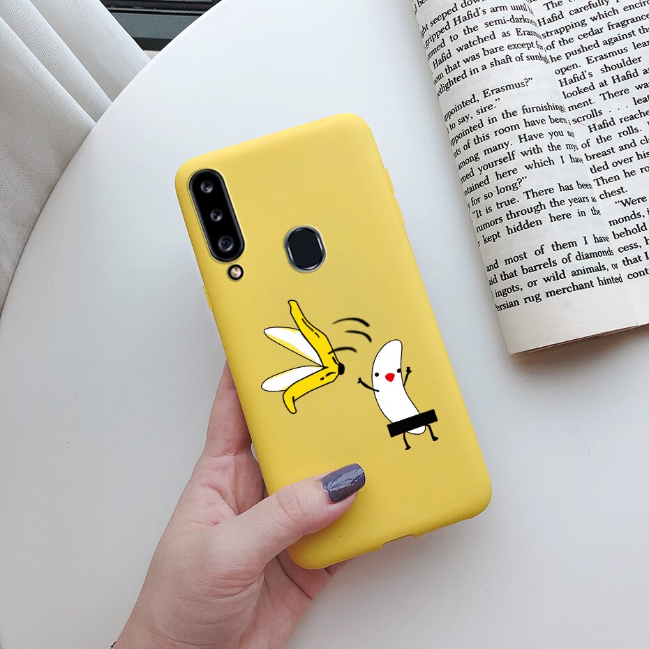 Hoesje voor samsung galaxy  a20s hoesje tpu siliconen hoesje voor samsung  a20s a207f a 20s a20 20 s a207 telefoon achterkant hoesje: Lavendel