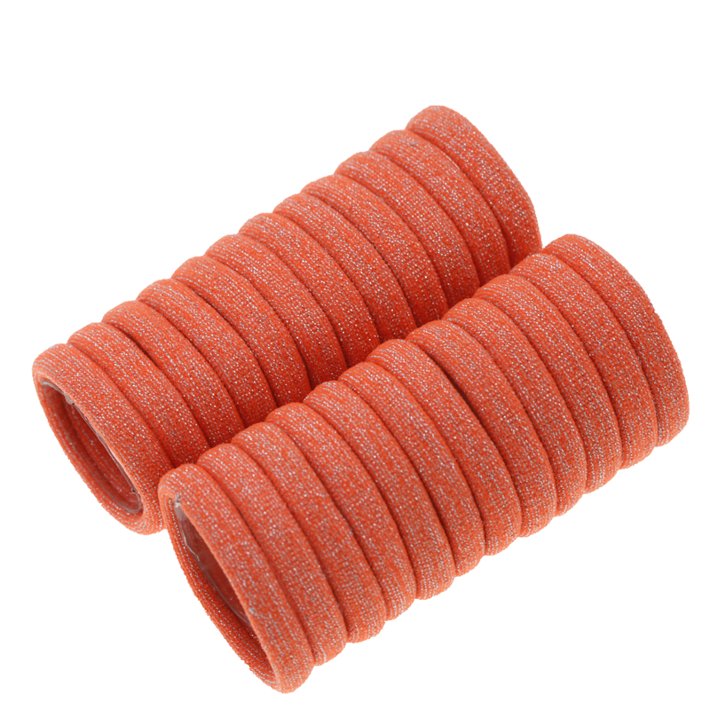 4.5 cm vrouwen haar rubber Meisjes Hoofdbanden haar Houders Kleurrijke Elastische Haarbanden kinderen Vrouwen Haaraccessoires hoofddeksels 24 stks/partij: Oranje