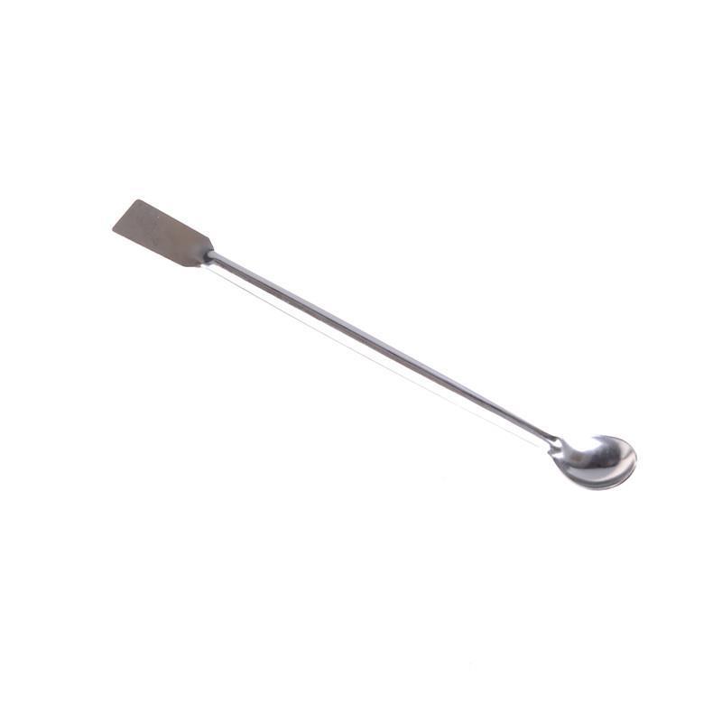 Cuillère corne chaude, fournitures de laboratoire de longueur 200mm, louche médicinale avec spatule