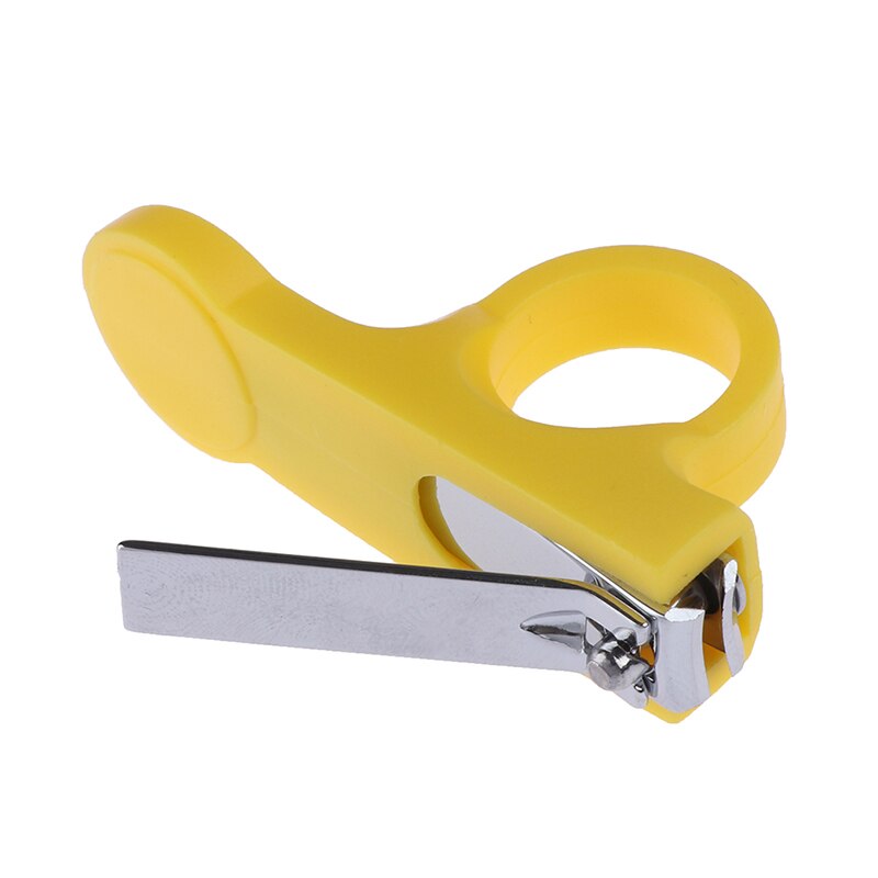 Children Safe Baby Nail Clipper Cute Baby Nail Care Nail Cutters Newborn Infant Finger Trimmer Clou Baby Clippers Scissors: Yellow