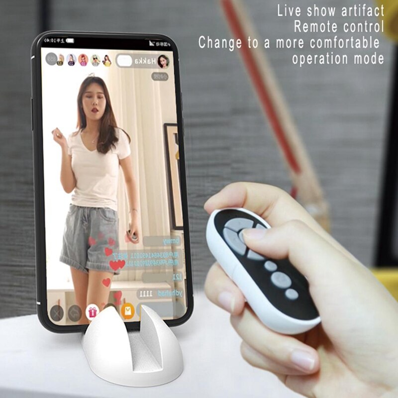 praktisch Bluetooth Fernbedienung Live Apps Verschluss Seite Dreher Selfie Fernbedienung zu Spielen/Pause/Verschluss