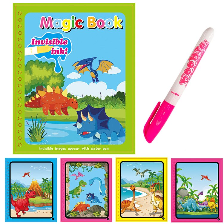 DIY Montessori Painting Drawing Board For Kids Toys Coloring Book Doodle & Magic Pen Magic Water Drawing Book: G