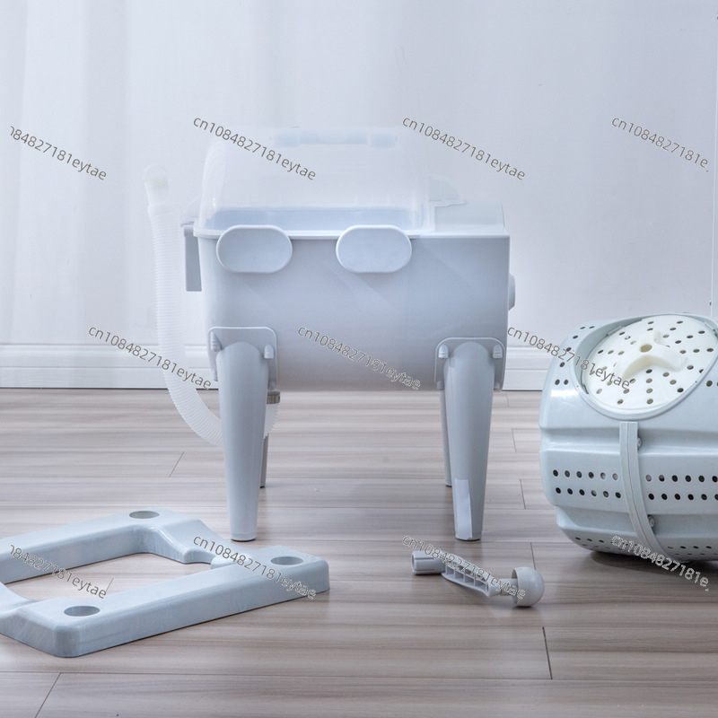 5KG Hand Drum Washing Machine & Dehydrator, Manual Wash & Dry for Student Dormitory, 0-400RPM