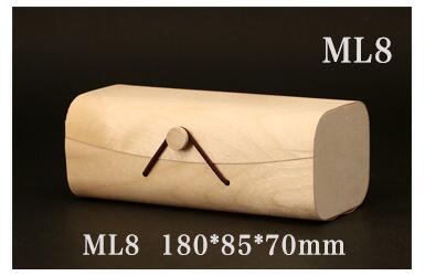 6 Pcs/lot Wood Color Wooden Tea Packaging Box Universal Black Tea Green Tea Packaging Box Jewelry Wood Box Buckle: E 18x8.5x7cm 6pcs