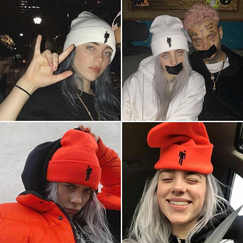 Beanie Hat Vrouwen Mannen Borduren Gebreide Warme Winter Hoeden Voor Vrouwen Mannen Effen Hip-Hop Casual Cuffed Mutsen Motorkap Toevallige