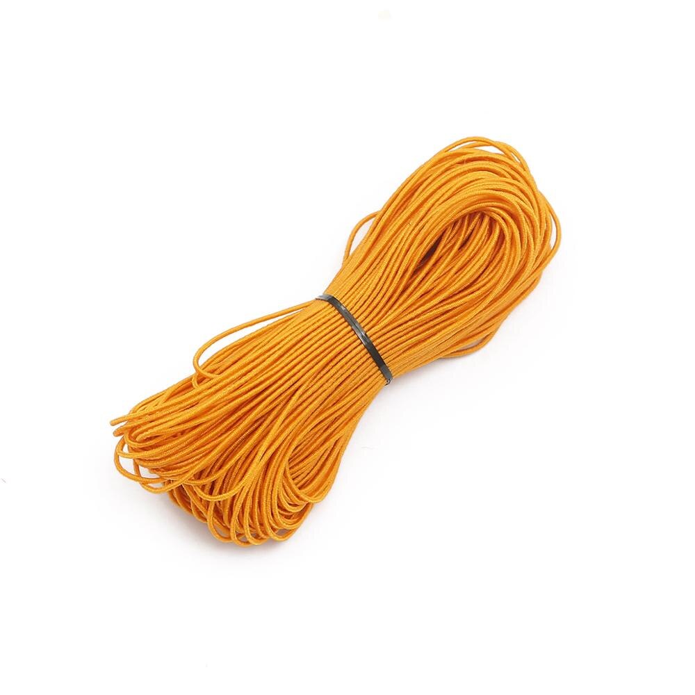 25meter 1mm Bunte Friesen Elastische Stretch Cord Perlen Gewinde String Gurt Seil Für Diy Armband Schmuck Machen Zubehör: Orange