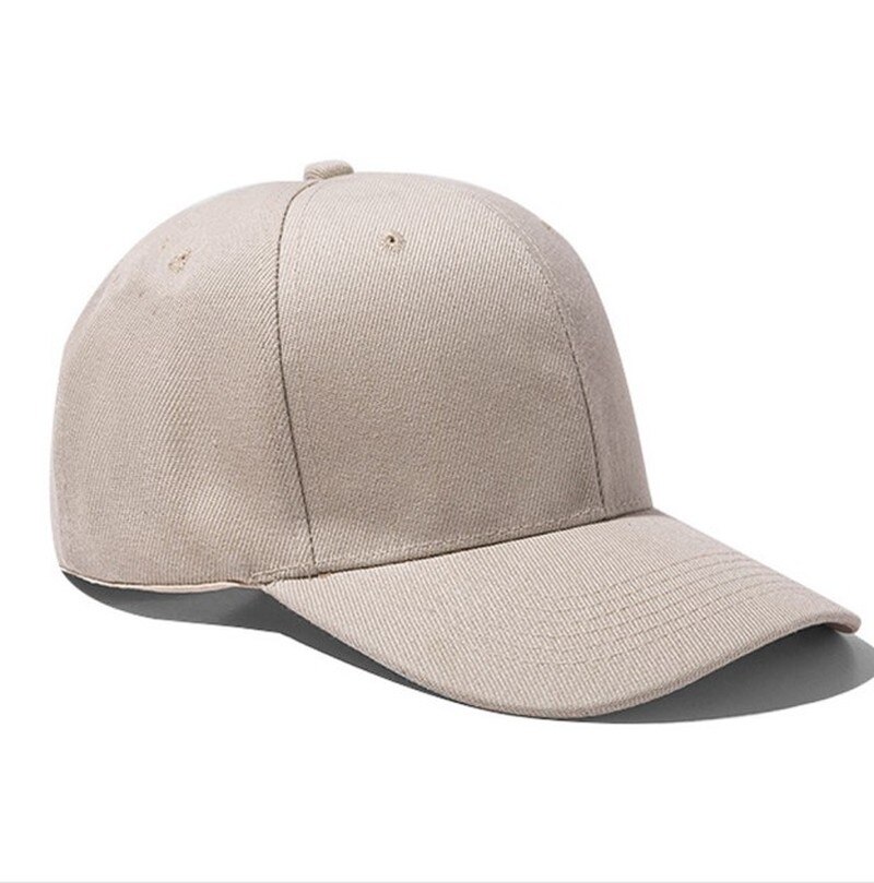 Berretto da Tennis moda donna berretto da Tennis da Baseball bianco cappelli posteriori tinta unita cappellini regolabili visiera parasole curva berretto da Baseball tinta unita: Beige