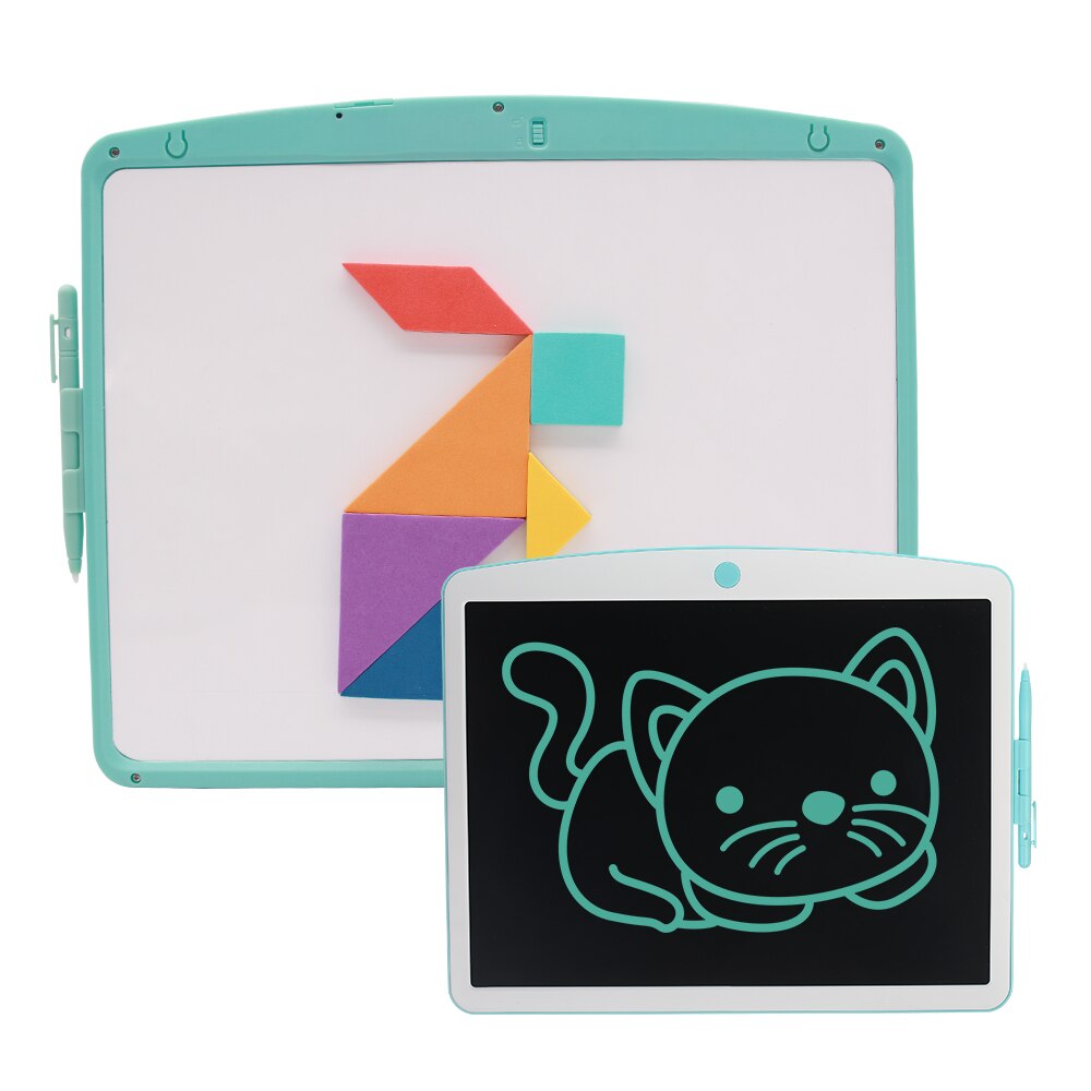 16 Inches LCD Writing Tablet with Stylus Pen Erase &amp; Lock Button Reusable Electronic Digital Drawing Board Handwriting Pad: With Magnetic Puzzle