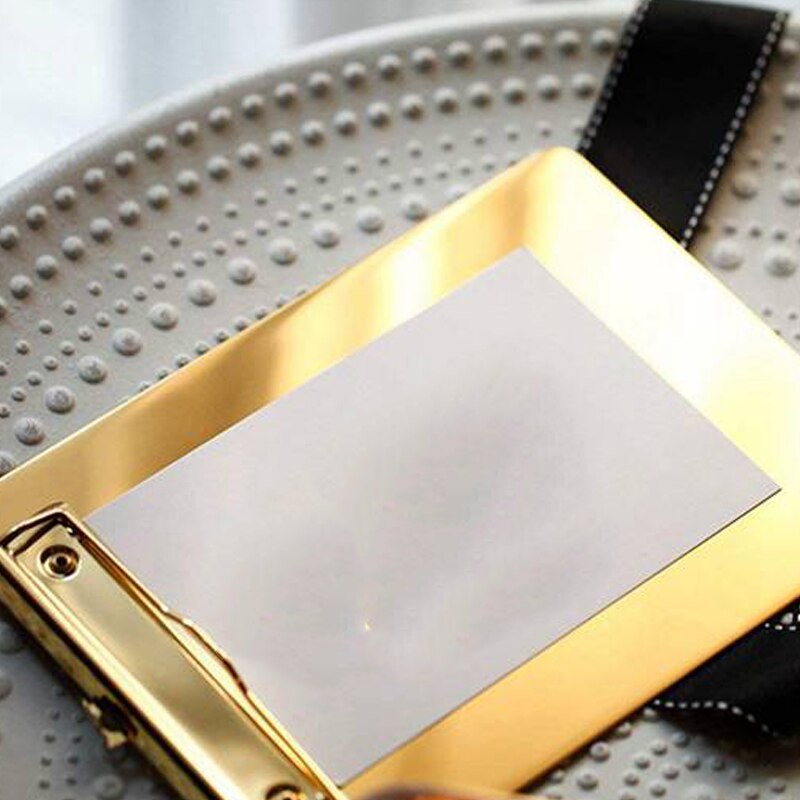 Gold Menu Folder Document File Folder A5 Board Clip Student Stationery Writing Hardboard