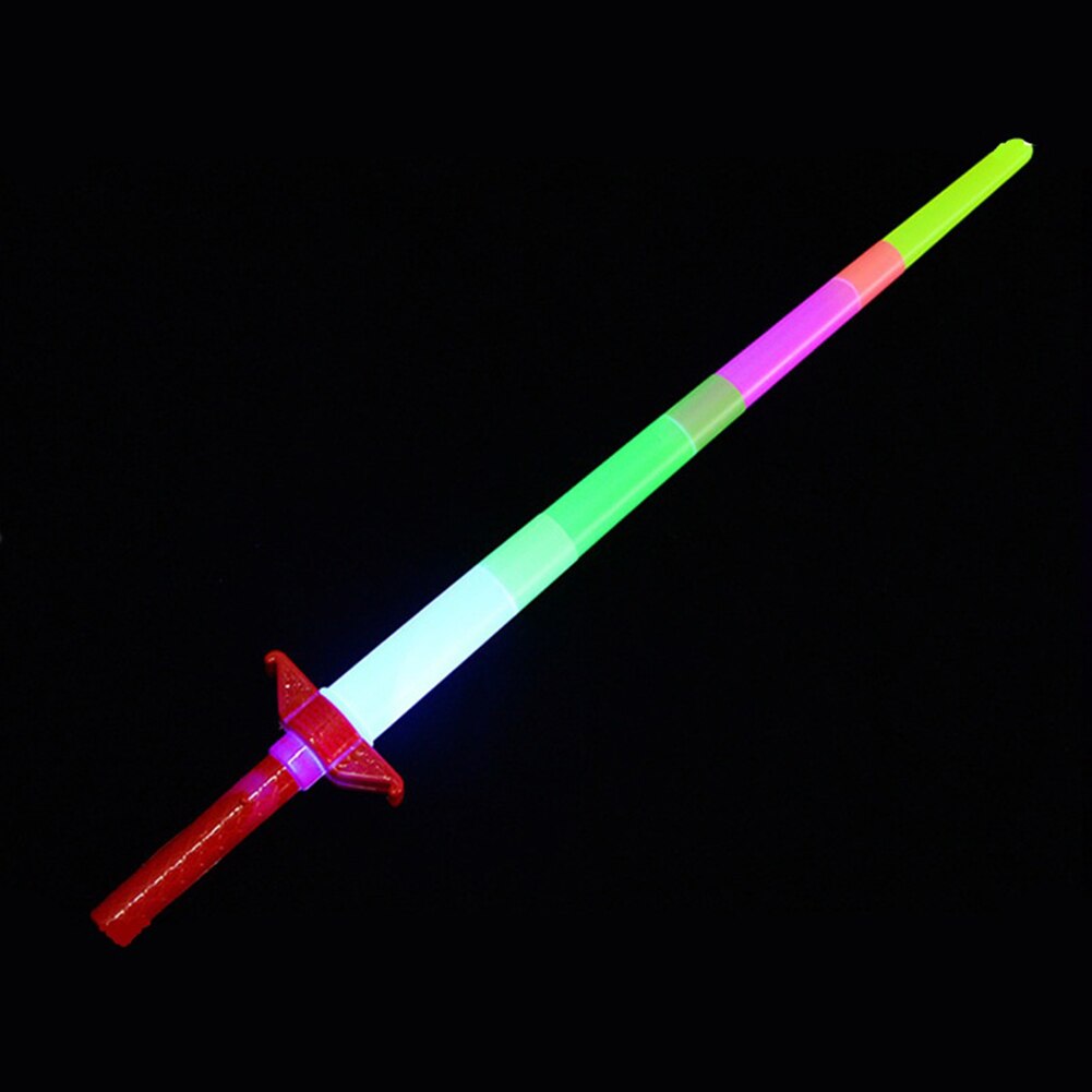 Retractable LED Light Flashing Glow Sticks Wands Toys Party Wedding Decoration