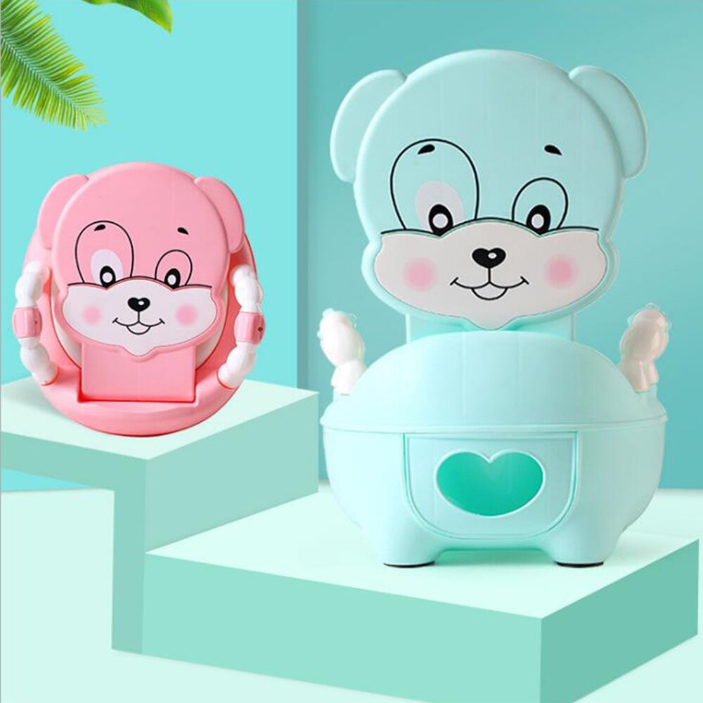 Cartoon Puppy Potje Draagbare Baby Potje Wc Voor Baby 'S Kind Pot Training Potty Voor Kinderen Stoel Toiletbril kinderen pot