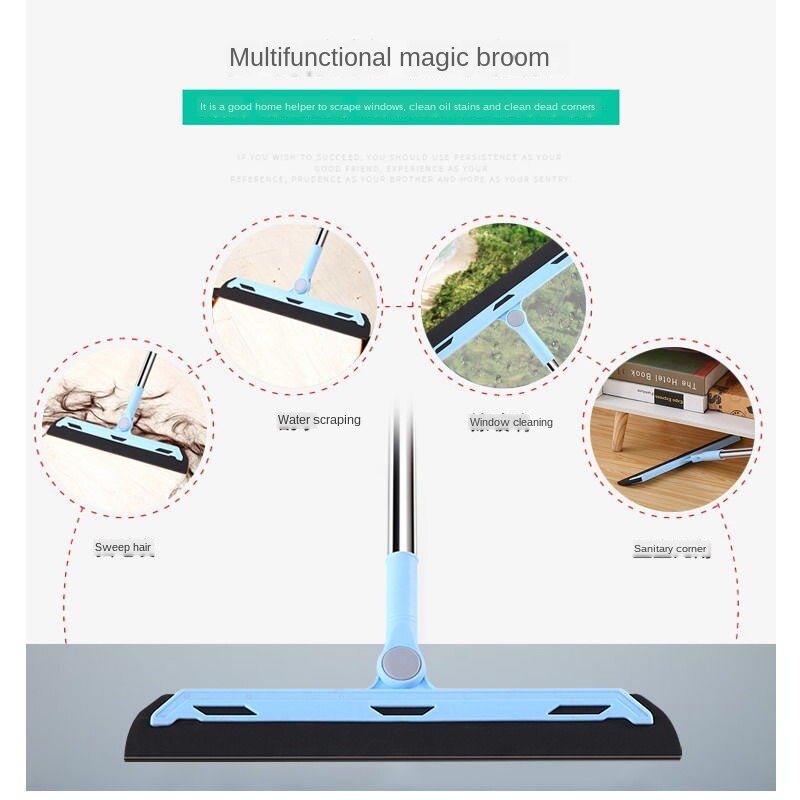 Balai de nettoyage magique pour sols lisses, pour la maison, élimine les poils, la poussière Fine, effet d'eau, convient parfaitement aux sols lisses