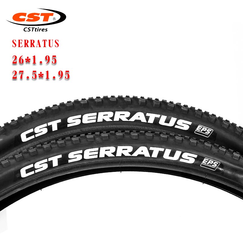 CST Serratus-neumático de bicicleta de montaña C1955, 26, 27,5 pulgadas, alambre de acero EPS resistente a puñaladas, 26x1,95, 27,5x1,95, 60TPI