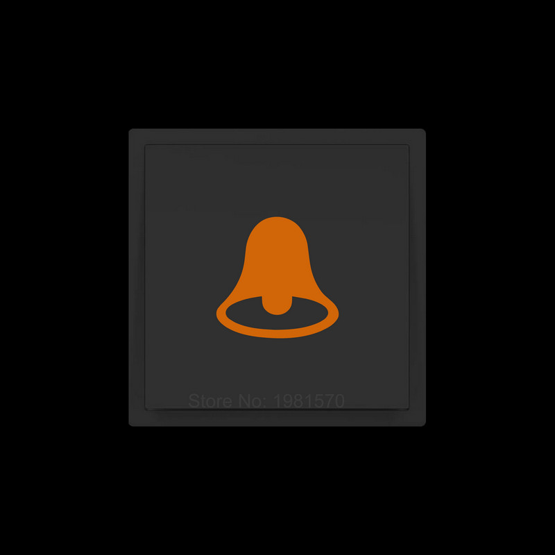 Glow in the Dark Doorbell Switch Sticker Night Light Door Bell Sticker Sign Merry Christmas Vinyl Wall Decor Luminous Stickers
