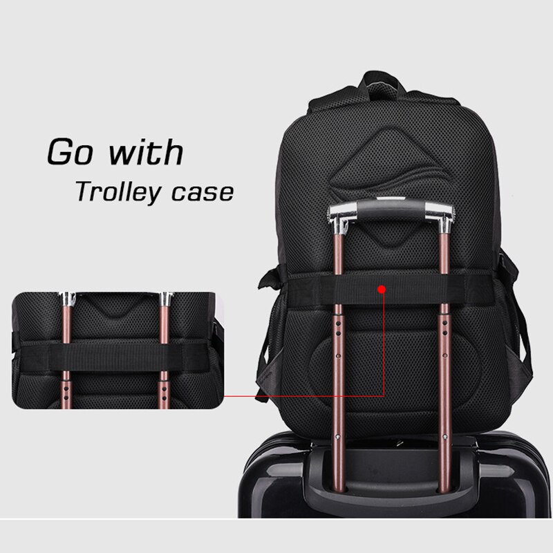 Crossten external usb charging port bag, waterproof 15 " laptop backpack, school travel bag, school backpack, waterproof school bag