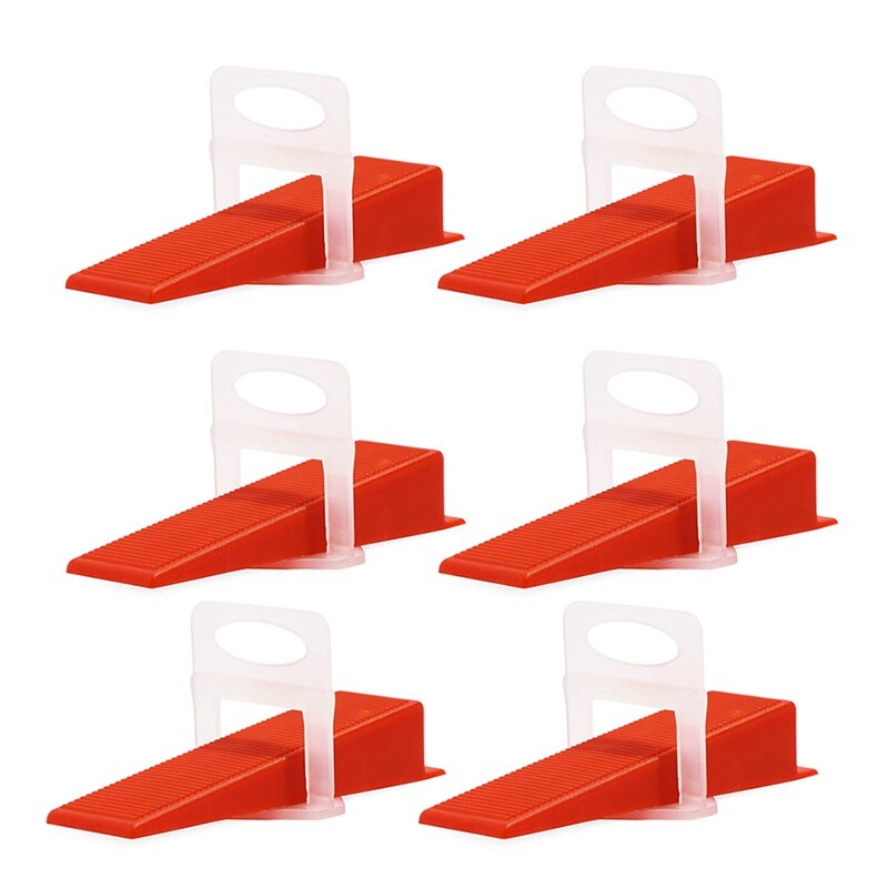 Tegel Leveling Systeem Diy Tegels Leveler Spacer Omvat 100 Stuks Leveling Spacer Clips En 100 Stuks Herbruikbare Wiggen