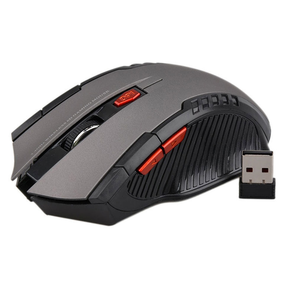2.4Ghz Draadloze Muis Optische Muis Gamer Usb Ontvanger 1200Dpi 6 Toetsen Gaming Mouse Voor Computer Pc Laptops 3