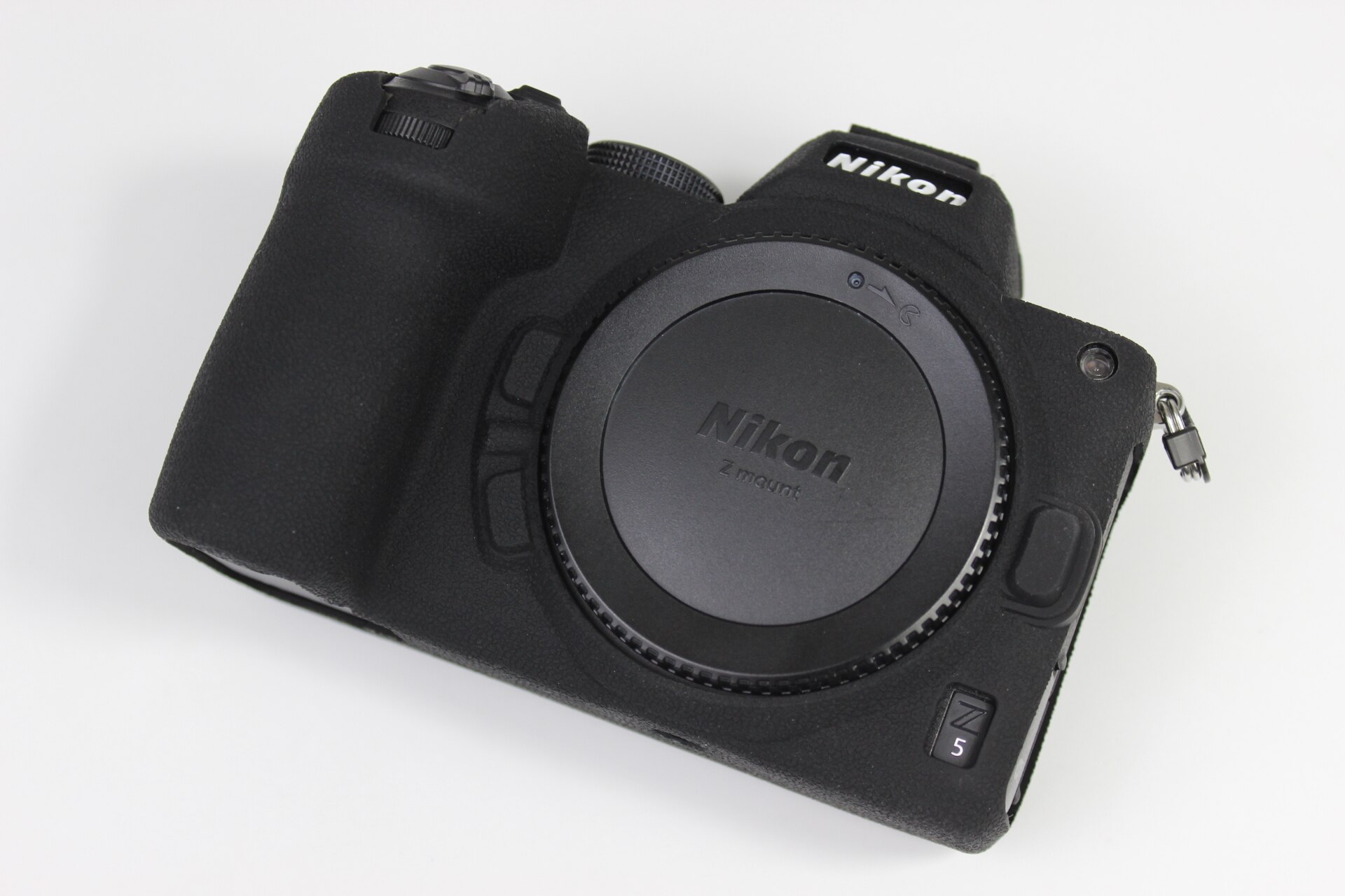 Funda de silicona de goma portátil para Nikon Z5, funda protectora para cámara