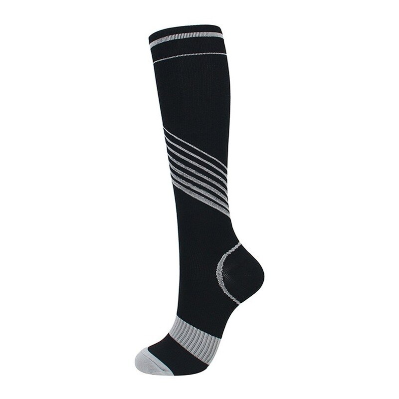 Basketball Socken Compression Sox Streifen Druck Krampfadern Strumpf Knie Unterstützung Stretch Druck Durchblutung Radfahren Socken