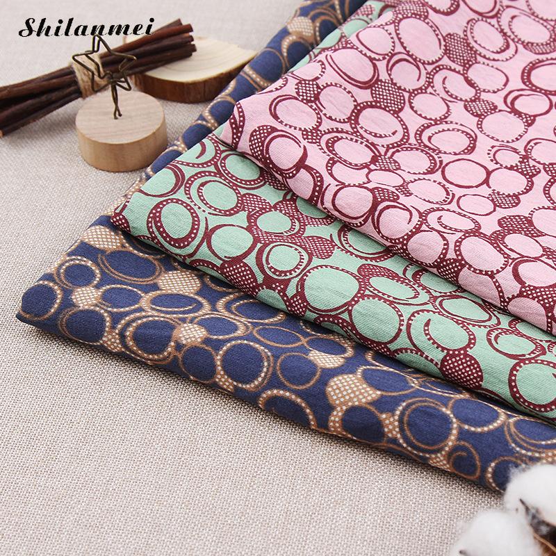 Printed Cotton Fabrics textile DIY clothing pure cotton high density cotton Fabrics 1.45m*2m