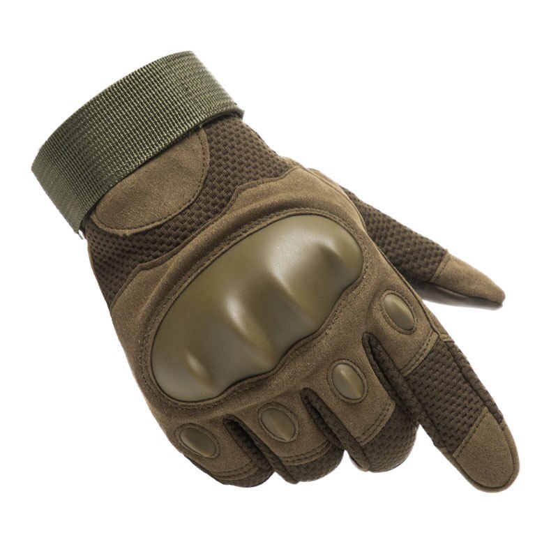 Touchscreen pu leren motorfiets handschoenen met volledige vingers beschermende kleding racefietser motorcross: 02 / Xl