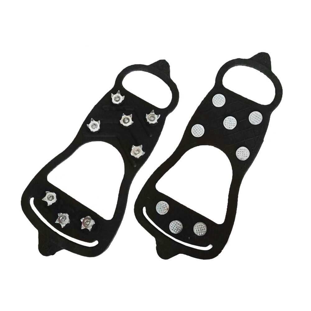 8 Nails Ice Floes Gripper For Shoes Snow Crampons Anti-slip Ice Gripper Hiking Cleats Spikes Traction Ice Stud Shoes Grip