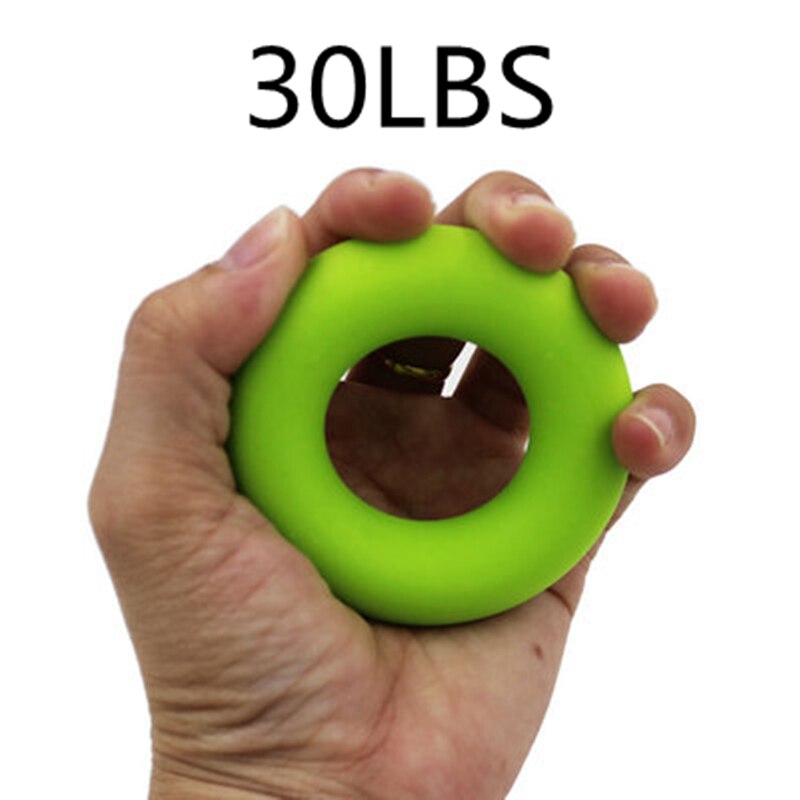Hög elastisk silikon bärbar handgreppsring handled benexpanderare fingertränare greppstyrka rehabiliteringsstyrka