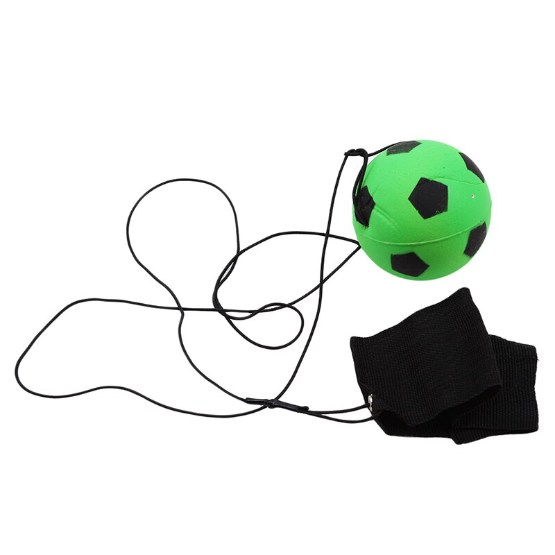 Children 60mm Bouncy Wrist Band Ball Elastic Rubber Ball for Wrist Exercise Hand Finger Stiffness Relief Wrist Bounce Ball: green football