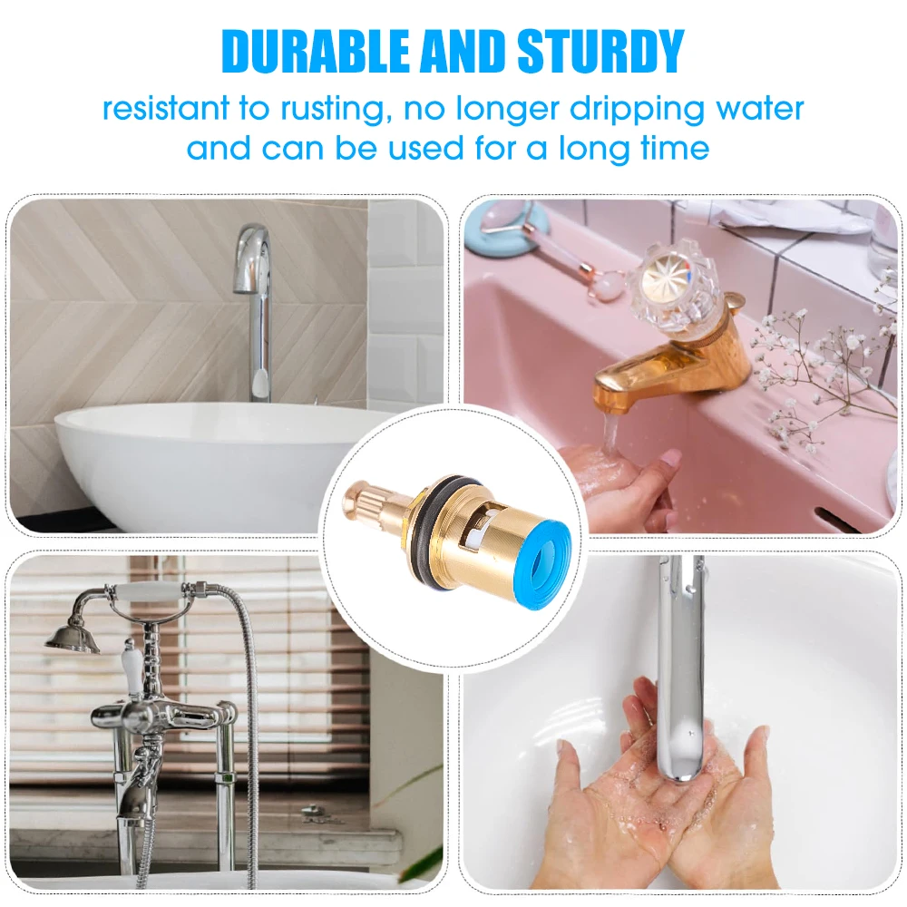 5/1PCS Universal Faucet Cartridge Replacement Tap Valves Brass Faucet Valve Bathroom Faucet Repair Part Kitchen Tap Accessories