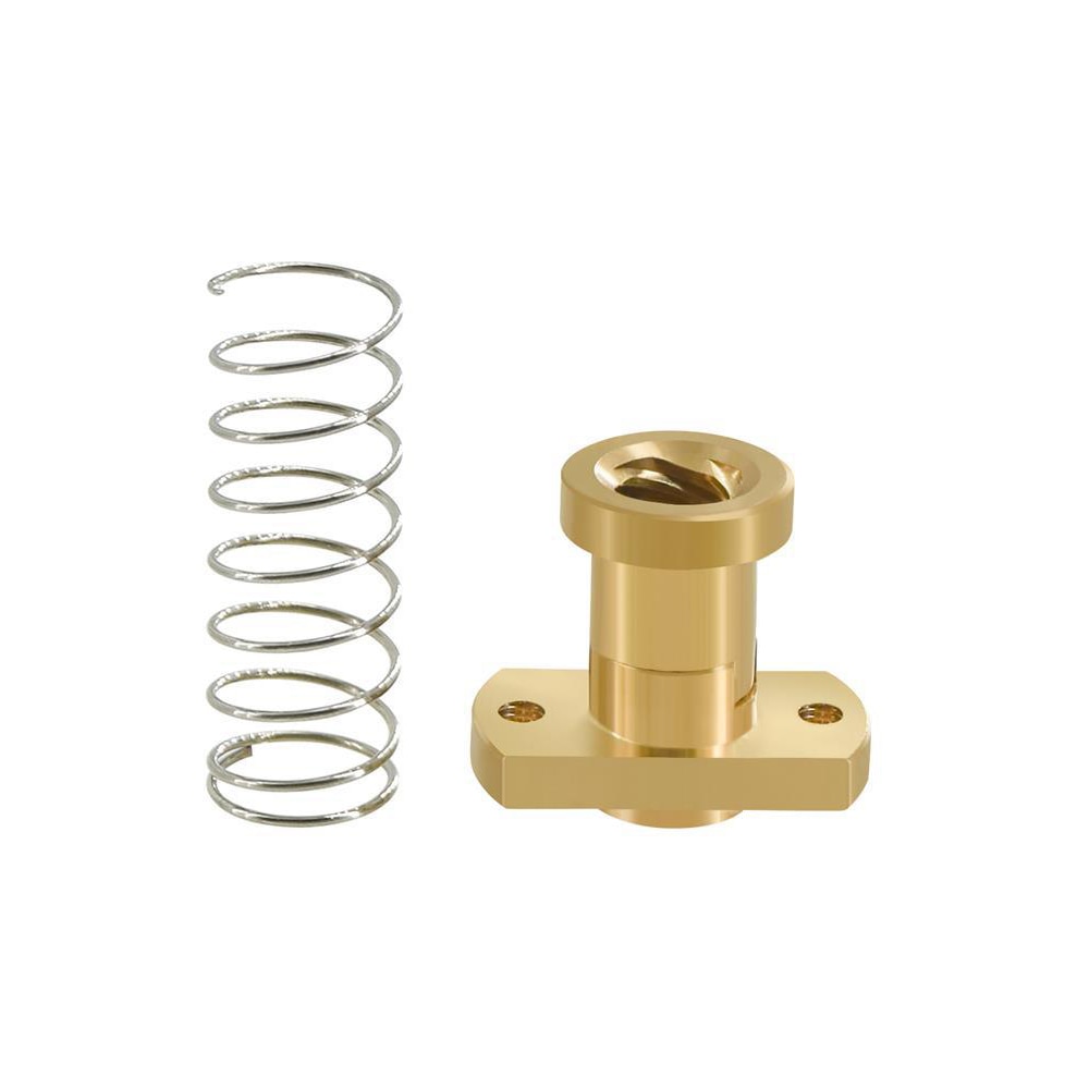 Anti - back lash TR8 lead screw brass nut for upgrade Ender 3 CR-10/Tornado and clone 3D printer anti backlash Spring Loaded Nut