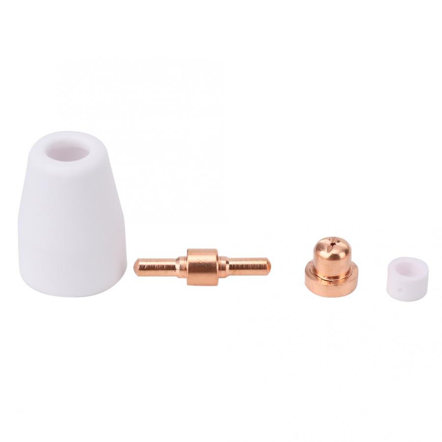 Plasma Cutter 70pcs Plasma Shield Cup Electrode Tip Gas Ring Fit for PT-31 LG-40 Plasma Cutting Torch Plasma Cutter