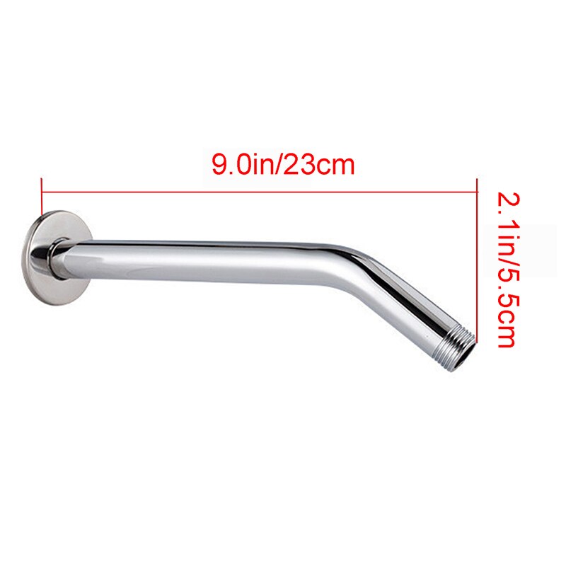 90/135 grad Dusche Kopf Verlängerung Arm Multisize Edelstahl Wand Montiert Rohr Dusche Kopf Arm für Bad Ersatz: 23cm