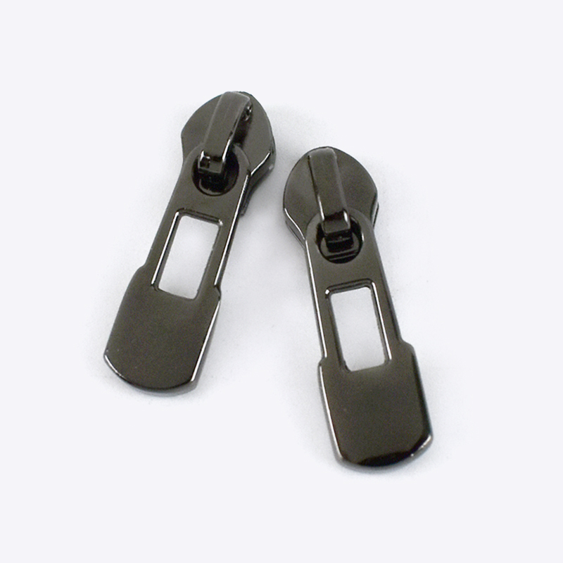 Cabezales de cremallera de Metal para cremalleras de nailon, Kit de reparación de cremalleras deslizantes para bolsas de ropa, accesorios de costura DIY, 10/20 piezas 3 #: GunBlack-No3-20Pcs