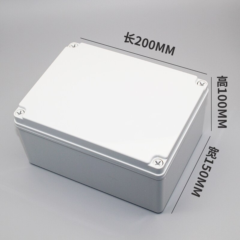 Waterproof Junction Box ABS Electronic Project Instrument Case Electrical Outdoor IP67 Project Box Plastic Enclosures Housing: 200x150x100mm