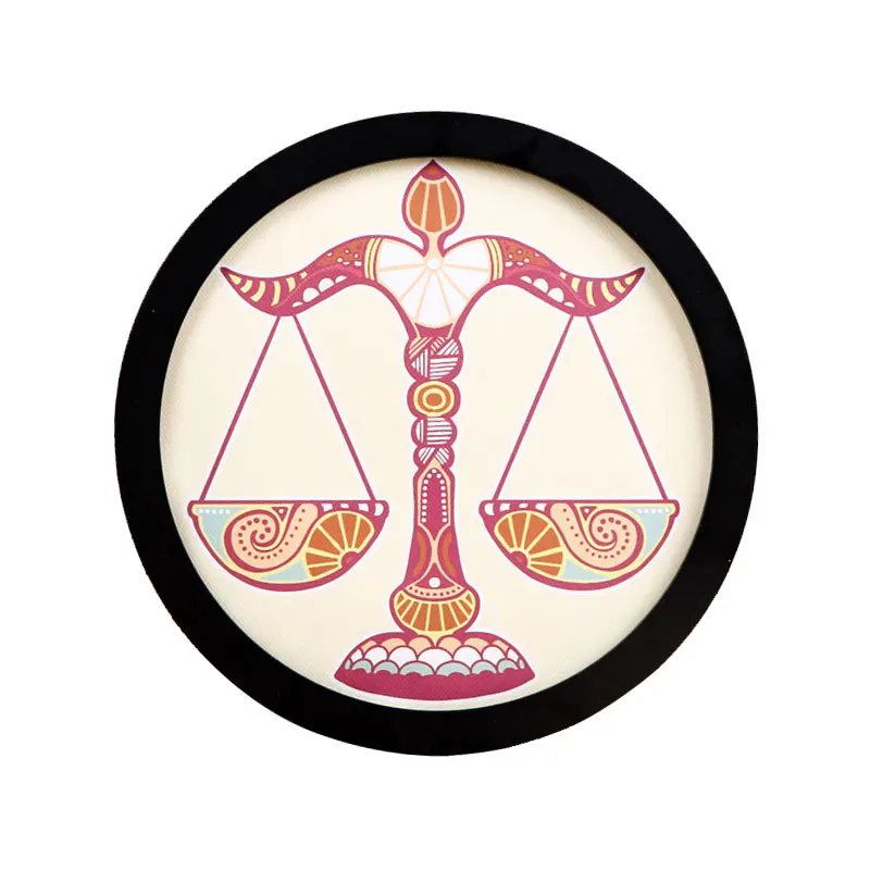 Okrągłe drewniane ramki na zdjęcia Kreatywny prezent DIY Wiszący na ścianie drewniany uchwyt na zdjęcia Naścienna ramka na zdjęcia Okrągła dekoracja domu: 6 cal / czarny