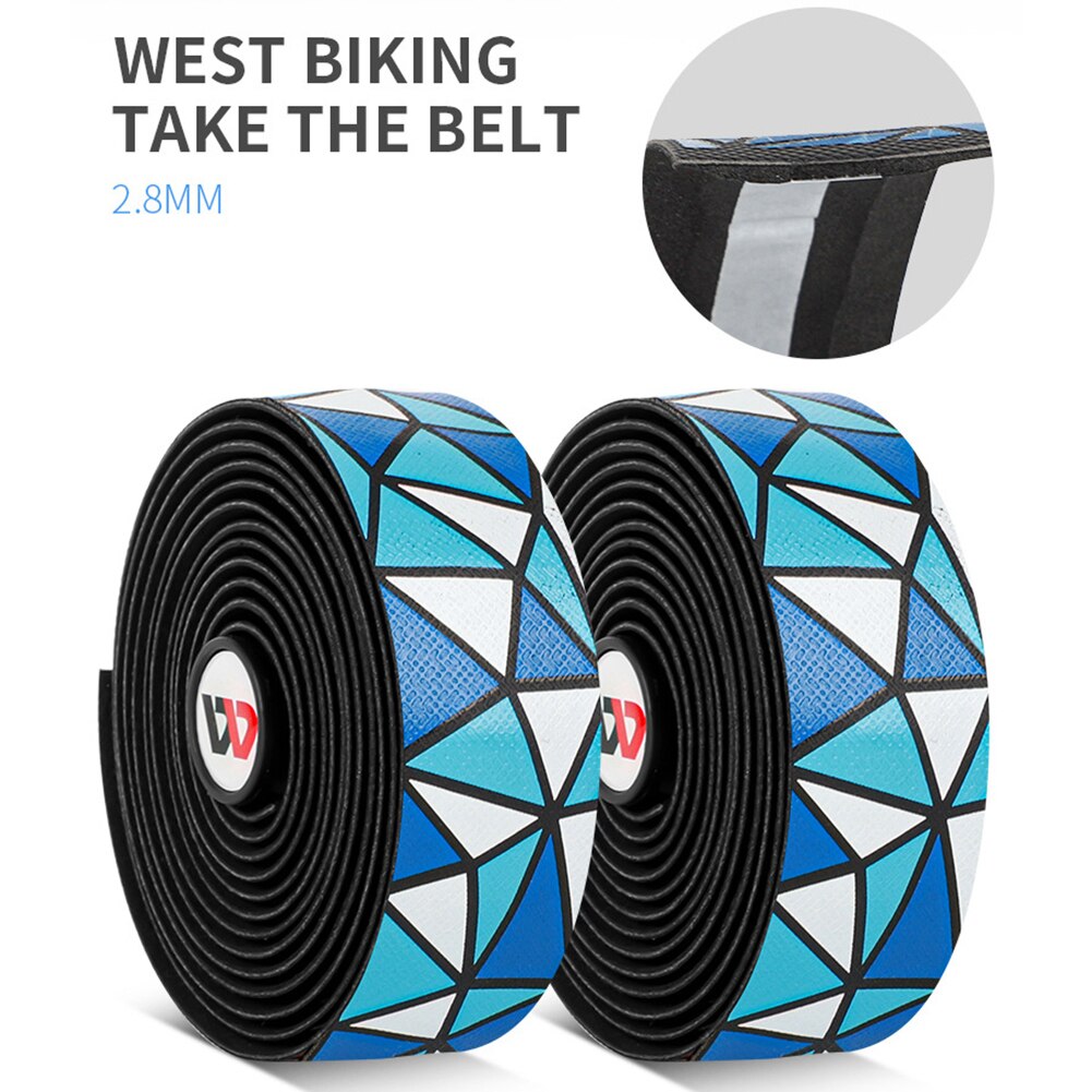 WEST RADFAHREN 2 Meter Rennrad Fahrrad Lenker Band Anti-skid Lenker Gürtel PU Band DIY Verband W/bar Plugs