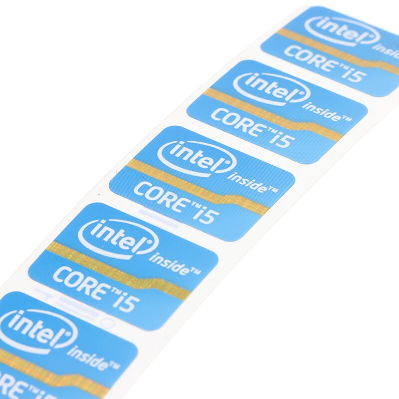 1/5pcs Ultrabook Performance Label Sticker Laptop Logo Stickers Intel Core Four-generation Core i3 i5 i7