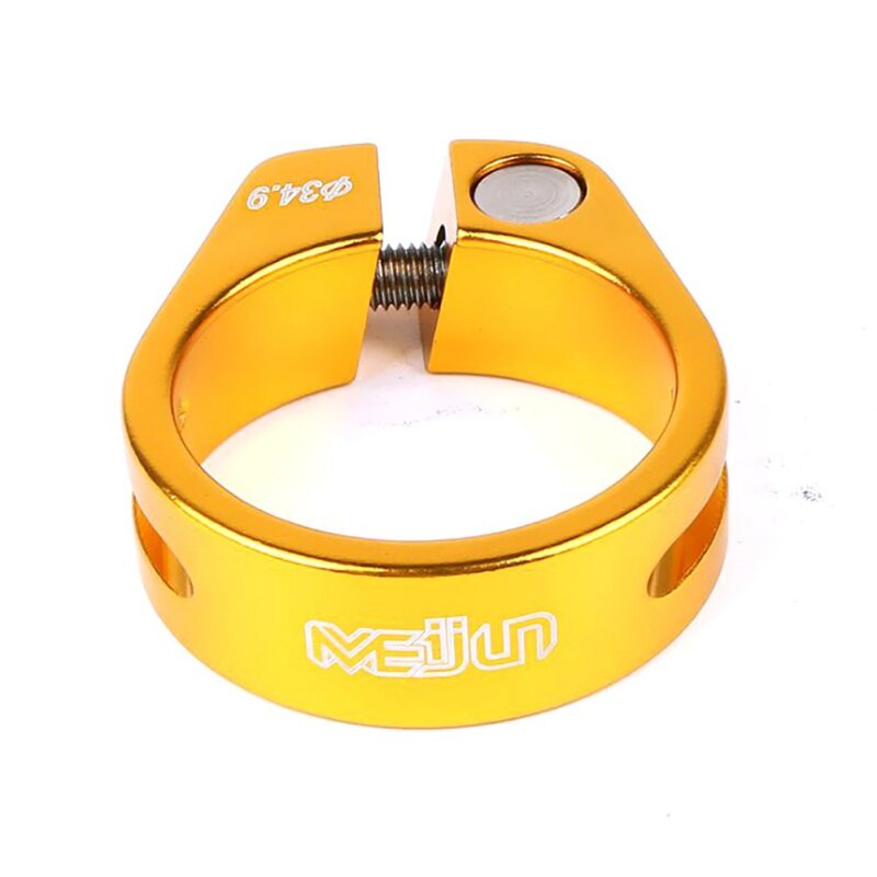 Bicycle Seatpost Clamp Aluminum Alloy Quick Release Mountain Bike Lock Seat Post Tube Clip Clamp 31.8/34.9mm Style: B4-34.9mm