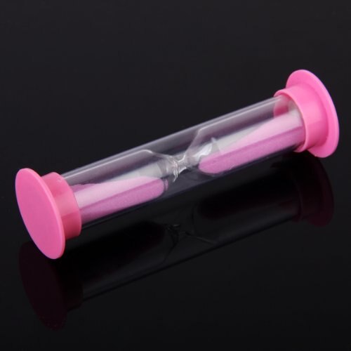 Two minutes hourglass sand timer - Pink