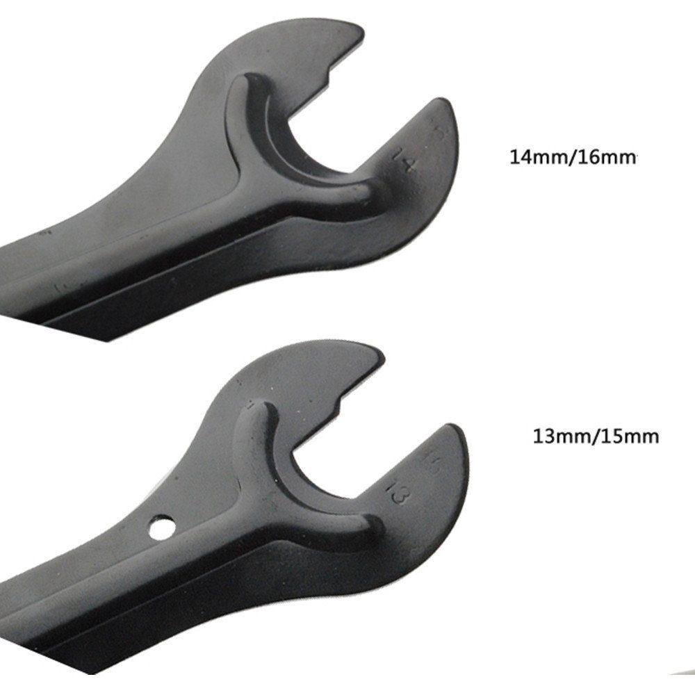 Bicycle Bike Stainless Steel Pedal Spanner Wheel Nut Axle Hub Cone Wrench
