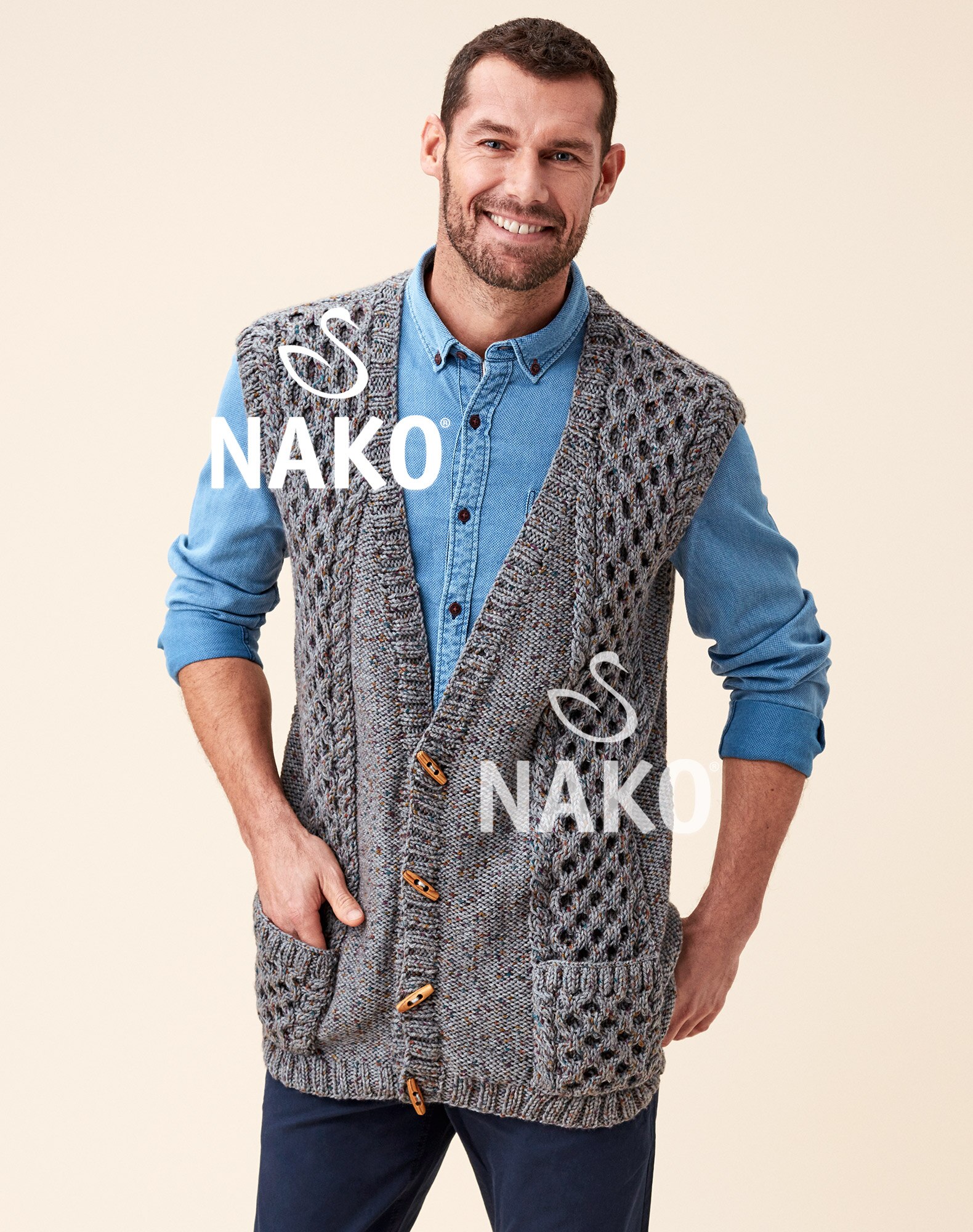 Fil tricoté à la main de supérieure + 12 options de couleurs + 195 mètres (100gr) + boule de fil à tricoter + Nako Vega Tweed + acrylique + accessoires + écharpe + béret + chapeau + passe-temps + fait à la main
