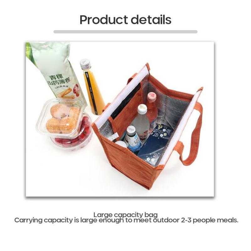 Outdoor Camping Insulation Bag Portable Aluminum Foil Thermal Insulation Bag Portable Thermal Insulation Bag