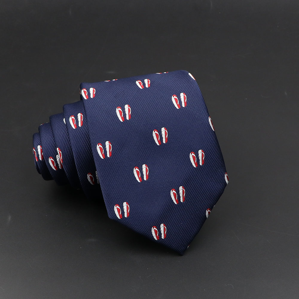 Corbata con estampado Floral de animales y dibujos animados para hombre, corbata estrecha y delgada, corbatas para de boda, color rojo marino, accesorios para corbata,