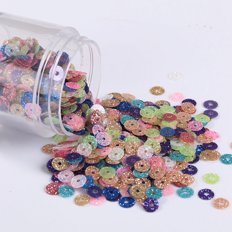 Pailettes 4Mm Glitters Sequin Platte Ronde Losse Pailletten Naaien Bruiloft Decoratie Craft Scrapbook Diy Accessoires 2000Pcs
