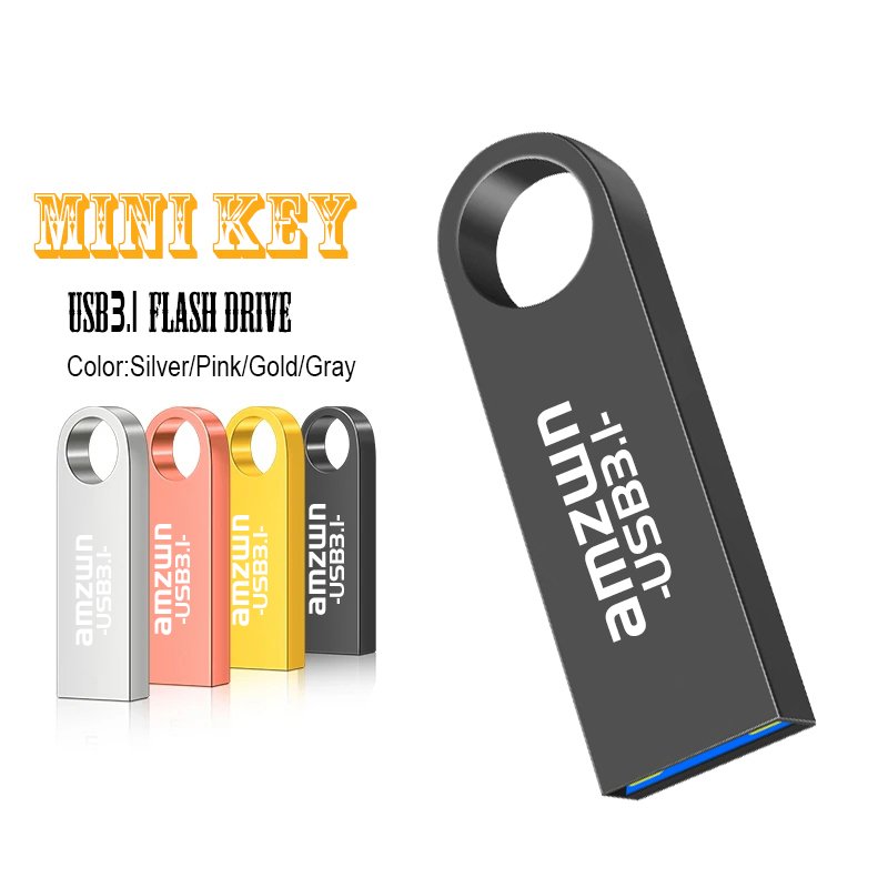 AMZWN USB Flash Drive 3.1 Flash Pendrive 8GB 16GB 32GB 64GB 128GB Cle USB 3.1 Stick Pen Drive 128GB 64GB 32GB 16GB 8GB