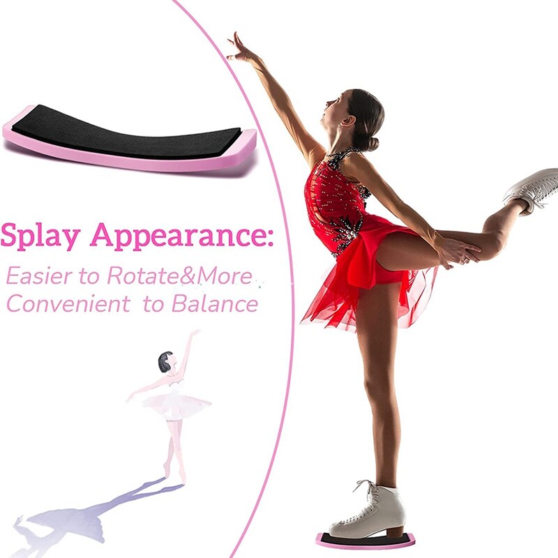 2 Pcs Ballet Turning Board Figure Skating Spin Board Ice Skating Spinner Nylon Pirouette Spin Board Training Equipment