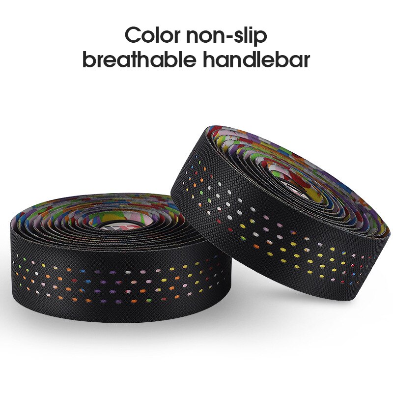 6 kleuren racefiets stuurlint racefiets stuurlint band antislip fietsaccessoires reflecterende geleiding met plug