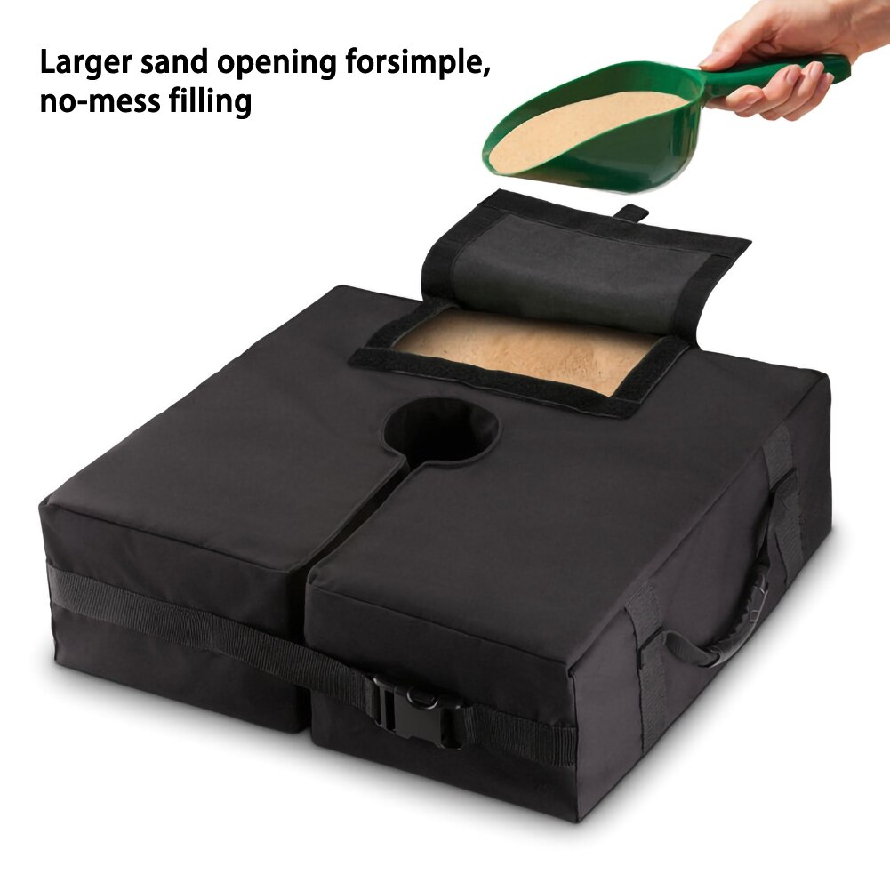 Outdoor Umbrella Base Weight Bag Weatherproof Umbrella Heavy Duty Sand Bags Stand Base For Home Hotel Use