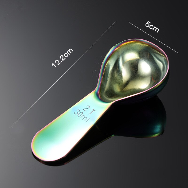 1 Pcs 304 Stainless Steel Kitchen Measuring Spoons Coffee Sugar Scoop Cake Baking Flour Measuring Cups Kitchen Cooking Tools: 4