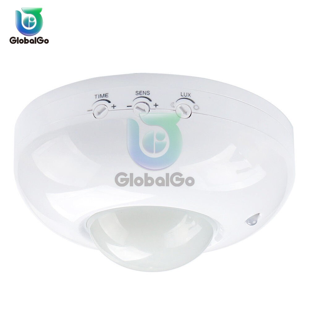 Led lampa  ac110-240v 360 graders pir infraröd rörelsesensor omkopplare belysning belysning pir switch sensor